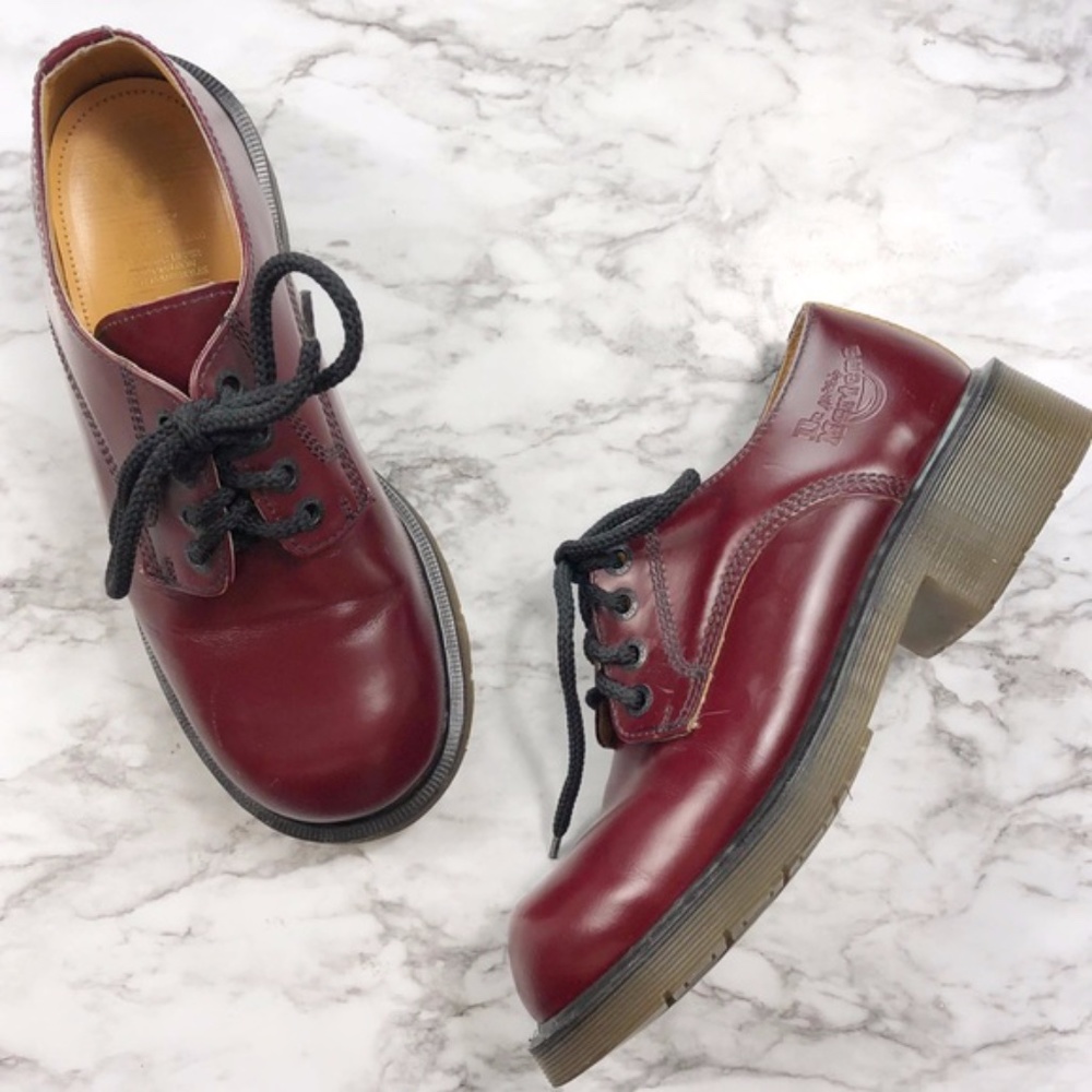 Dr. Martens | Vintage Oxblood Red Leather Oxfords